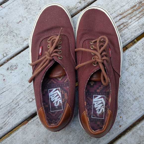 Mens Burgundy size 9 vans - Picture 3 of 4